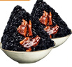 農(nóng)家手工烏米粽新鮮現(xiàn)包蘇州特產(chǎn)烏飯粽子黑米咸蛋黃肉粽紅豆沙粽 【復古國風禮盒】12只6葷6素 曬單實拍圖