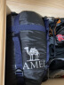 骆驼（CAMEL）户外睡袋 轻盈加厚保暖双人旅行露营室内便携成人睡袋 20—25℃，彩蓝/深宝蓝，1.1kg(右) 均码 实拍图