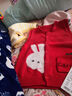 嘉衣佩兒嬰兒馬甲春季女童針織背心春秋外穿寶寶坎肩兒童毛衣開(kāi)衫馬夾線(xiàn)衣 PB1216-大紅色 110 曬單實(shí)拍圖