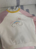 戴維貝拉（DAVE＆BELLA）中大童長(cháng)袖t恤洋氣女童上衣加絨兒童衣服打底衫秋冬新款童裝 淺粉色【現貨】DK4237596 130 cm（建議身高120-130cm） 曬單實(shí)拍圖