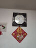 康巴丝(Compas)挂钟创意客厅石英钟表中式仿古工艺钟古典时尚电子时钟表挂墙 2525红木 实拍图