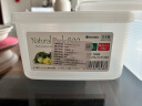 家の物语（KATEI STORY）日本进口冰柜冰箱冷冻室层速冻收纳盒整理神器储物保鲜盒子食品级 长方形1.3L（三个装） 实拍图