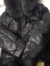 哲詩(shī)凡2026年冬新鵝絨真皮羽絨服女綿羊皮衣中長(cháng)款海寧狐貍毛領(lǐng)皮草外套 黑色 L 115斤--124斤 曬單實(shí)拍圖