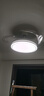 鉆石牌（DIAMOND）風(fēng)扇燈隱形吊扇燈餐廳臥室客廳大燈LED照明電扇吊燈吊頂風(fēng)扇帶燈 48寸雙圓6檔遙控+變頻 曬單實拍圖