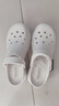 斯凱奇（Skechers）洞洞鞋厚底沙灘涼鞋女外穿高級感包頭踩屎感多巴胺泡泡鞋 白色/WHT 40 尺碼偏大，建議選小一碼 曬單實(shí)拍圖