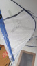 艾薇 A类蚊帐家用婴儿防摔蒙古包蚊帐单开门 1.5米 深蓝色【免安装】 实拍图