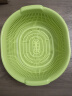 家の物语（KATEI STORY）日本进口厨房沥水洗菜篮塑料洗菜盆水果蔬菜清洗盆碗碟收纳篮 绿色套装（双层） 实拍图