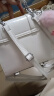 慕昂（MOVEON）背包女士双肩包2023新款时尚纯色质感书包女生大学生手提包 米白色 带挂件 晒单实拍图