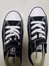 匡威（Converse）童鞋兒童低幫帆布鞋春季男女童全明星新品經(jīng)典款軟底魔術(shù)貼帆布鞋 黑色[經(jīng)典款新版】 偏大選小一碼 33 【建議腳長(cháng)21cm】 曬單實(shí)拍圖