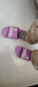 乐拖拖鞋女夏季浴室防滑排水软底居家凉拖鞋 紫色36-37（适合35-36） 实拍图