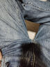 吉普（JEEP）牛仔裤男春夏季直筒宽松休闲裤子男士长裤男裤 蓝色不加绒 32  晒单实拍图