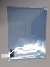 齐心(Comix) 20个装 A4透明横纹按扣文件袋 公文袋 资料袋 档案袋 蓝色 EA6002 实拍图