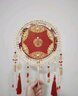 金鳳傾城新娘團扇diy手工制作結(jié)婚禮物送新人訂婚高檔實用送哥哥嫂子閨蜜 玉貌花容紅-豪華成品 曬單實拍圖