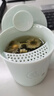 恒福自在杯 陶瓷月牙杯帶過濾茶杯個人專用辦公杯茶具高檔帶蓋喝水杯 越窯古意 曬單實拍圖