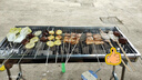 跑山密水農(nóng)家鐵板大魷魚串燒烤串火鍋油炸食材水產(chǎn)商用鮮活冷凍半成品海鮮 魷魚串50g*20串 曬單實(shí)拍圖