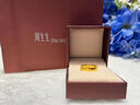 周生生黃金戒指 無(wú)盡的愛(ài)足金絲帶活口戒生日禮物21071R 計價(jià) 3.55克 曬單實(shí)拍圖