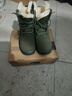 儀標全牛皮東北羊毛靴冬季加絨加厚雪地靴羊皮毛一體保暖戶(hù)外棉鞋男 908羊毛靴軍綠色 43 曬單實(shí)拍圖