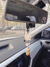 齊選汽車(chē)掛件高檔保平安玉石雙面麒麟車(chē)內吊飾后視鏡短款掛飾品男女士 【玉髓貔貅】紅色沙金如意平安墜 曬單實(shí)拍圖