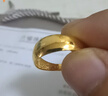 六福珠寶足金光面相守黃金結婚戒指情侶對戒款單只活口戒計價(jià) B01TBGR0022 7.14克(含工費214元)男款 曬單實(shí)拍圖