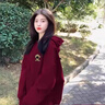 早春oversize連帽酒紅色衛(wèi)衣女春秋2025新款加絨加厚寬松上衣外套 酒紅色【春秋薄款】 M ( 適合95斤內(nèi) ) 曬單實拍圖