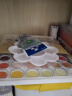 雄狮粉饼 透明固体水彩颜料套装 12色/16色/28色/36色 水粉画套装 48色单盒+自来水笔+调色盘 实拍图