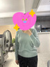 皮皮狗新款V領(lǐng)長(cháng)袖羊絨衫女針織基礎百搭套頭針織打底衫毛衣女 673豆沙綠 L /105 曬單實(shí)拍圖