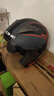 YOHE永恒頭盔電動(dòng)摩托車(chē)機車(chē)3C認證冬季四季通用防寒男女四分之三半盔868 啞黑色YH04001 74#A款紅灰花 L 曬單實(shí)拍圖