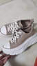 斯凱奇（SKECHERS）女鞋厚底增高帆布鞋街頭個(gè)性板鞋軟底舒適休閑鞋通勤鞋177435 曬單實(shí)拍圖
