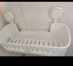 太力浴室吸盘置物架卫生间化妆品收纳盒洗漱台置物架带挂钩灰色1个 实拍图