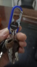 甫能 欧美达男士商务腰挂汽车钥匙扣挂件女锁匙扣创意双环钥匙圈钥匙 蓝 实拍图