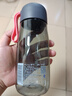 茶花（CHAHUA）環(huán)彩隨行杯塑料水杯時尚男女生隨身杯子帶濾隔便攜提繩水杯 粉色提繩- 520ml 曬單實拍圖