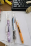 派通（Pentel）0.5mm按动中性笔 速干水笔办公财务针管签字笔 BLN105 橙杆黑芯 实拍图