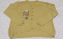 子牧棉麻秋裝 女復古文藝風(fēng)刺繡圓領(lǐng)針織開(kāi)衫氣質(zhì)百搭顯瘦外套9926 黃色 均碼(建議95-140斤) 曬單實(shí)拍圖