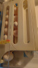帕提拉鸡蛋收纳盒冰箱用四层滑梯式冰箱侧门专用自动滚蛋器厨房台面防摔 奶白色自动滚落/可放30枚 实拍图
