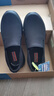 斯凱奇（Skechers）夏季男鞋一腳蹬健步鞋休閑運(yùn)動(dòng)鞋舒適緩震懶人鞋軟底耐磨爸爸鞋 全黑色/BBK 39.5 曬單實(shí)拍圖