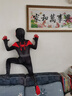 迪士尼（Disney）童裝1蜘蛛俠緊身衣兒童套裝連體衣cos服裝男全包戰(zhàn)衣奧特曼鋼鐵俠 邁爾斯+頭套（+發(fā)射器+手表+披風） 130cm 130碼 曬單實拍圖