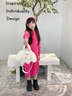 鷗咖諾可愛少女心手提包女2025新款毛絨絨小兔子斜挎包卡通玩偶兒童小包 水蜜桃小兔子 曬單實拍圖