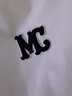 MO&Co.MC刺繡棉質寬松T恤美式復古打底衫情侶裝t恤純棉T恤摩安珂 本白色-第2批 L 170 曬單實拍圖