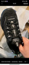 斯凱奇（Skechers）女鞋春秋2025新款黑色熊貓鞋輕便休閑鞋厚底增高老爹鞋運動鞋女 11930-BBK 37 曬單實拍圖
