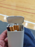 若烟（Ruoyan）三用细烟烟盒打火机创意一体20支装个性自动烟盒便携男女烟壳白色 实拍图