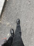 奧康男士新款軟底透牛皮鞋男韓版休閑鞋男士皮鞋春夏季透氣 黑色 43 曬單實拍圖