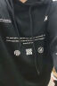 卡帕（Kappa）套头帽衫男秋运动卫衣休闲长袖外套K0C52MT60 黑色-990 L 实拍图