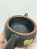 覓陶云南建水紫陶茶壺純手工彩填桑扁壺石瓢壺德鐘壺泡茶茶具原礦泥料 彩填石瓢（福由心生） 220ml 曬單實(shí)拍圖