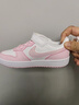NIKE 耐克童鞋男女童休閑板鞋COURT BOROUGH魔術(shù)貼運(yùn)動(dòng)鞋小童 曬單實(shí)拍圖