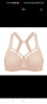 LA ISLA運動(dòng)文胸內衣 舒適防震大碼文胸罩 高強度護胸背心 膚色【兩用背款-A217A】 85D 曬單實(shí)拍圖