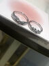 蘇十六999銀情侶戒指一對男女款對戒表白求婚七夕情人節禮物送女友老婆 送禮推薦-三生有杏情侶戒指 曬單實(shí)拍圖