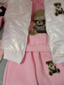 乖妮貓（GUAINIMAO）童裝女童套裝春秋冬款2025款中大兒童女孩加絨衛衣褲子馬甲三件套 粉色小熊三件套 130 碼 曬單實(shí)拍圖