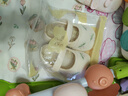 喜得瑞嬰兒地板鞋夏季棉鞋防滑女孩寶寶學(xué)步鞋刺繡小花軟底公主鞋 白色小花1雙裝 內(nèi)長13cm 建議9-12個月寶寶 曬單實拍圖