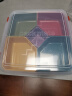 家の物语（KATEI STORY）日本进口分格干果盘过年干果盒零食坚果客厅水果盘糖果盒带盖瓜子 糖果盒带盖 5格方形【1个装】 实拍图