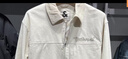 杰克·瓊斯（JACK&JONES）春秋衣服男裝休閑外套男翻領(lǐng)刺繡夾克男士高檔春秋新款立領(lǐng)上衣 白帽灰A03 常規(guī) M 175 曬單實(shí)拍圖